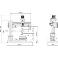 Radialbohrmaschine Optimum OPTIdrill RD 6