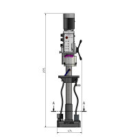 Getriebebohrmaschine Optimum OPTIdrill DH 35G