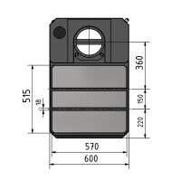 Getriebebohrmaschine Optimum OPTIdrill DH 55V