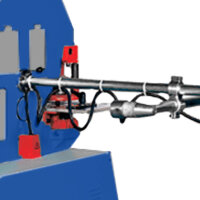 Hydraulische Profilstahlschere/Lochstanze Metallkraft  HPS 55 DS