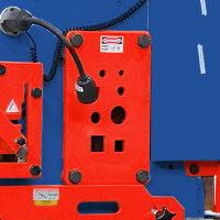 Hydraulische Profilstahlschere/Lochstanze Metallkraft  HPS 175 DS