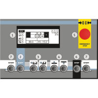 Halbautomatische Schwenkrahmen-Metallbandsäge...