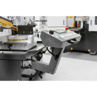 Halbautomatische Schwenkrahmen-Metallbandsäge...