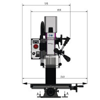 Bohr- und Fräsmaschine Optimum OPTImill MH 15V