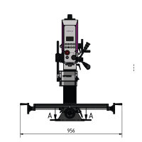 Bohr-Fräsmaschine Optimum OPTImill MH 2DV