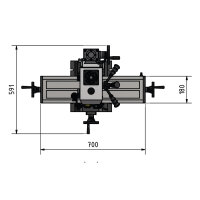 Bohr-Fräsmaschine Optimum OPTImill MH 2DV