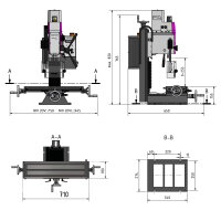 Bohr-Fräsmaschine Optimum OPTImill MH 20VLD