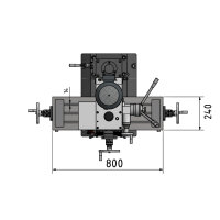 Präzisions-Bohr-Fräsmaschine Optimum OPTImill MB 4