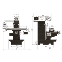 Universalfräsmaschine Optimum OPTImill MT 130S
