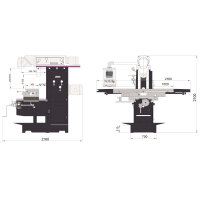Universalfräsmaschine Optimum OPTImill MT 200