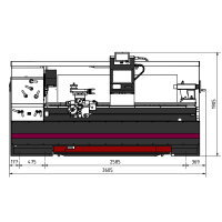 Präzisions-Leit- und Zugspindeldrehmaschine Optimum OPTIturn TX 6222V