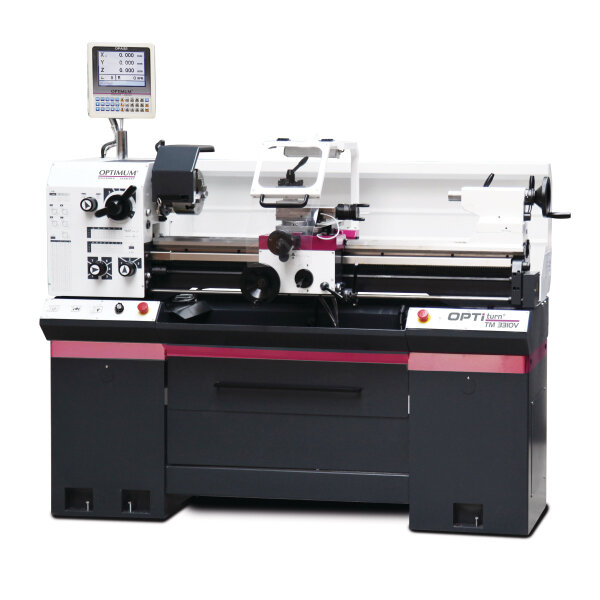 Leit- und Zugspindeldrehmaschine Optimum OPTIturn TM 3310V