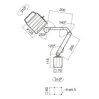 LED Maschinen- und Werkstattleuchte Optimum  MWG 6-600