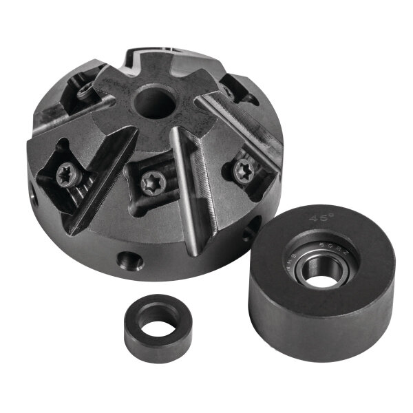 Fräskopf und Führungsrolle Metallkraft  45°