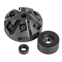 Fräskopf und Führungsrolle Metallkraft  45°