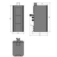 Maschinenunterbau mit Absaugung Optimum  GU 1 (400 V)