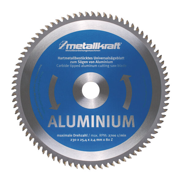 Sägeblatt für Aluminium Metallkraft  Ø 230 x 2,4 x 25,4 mm