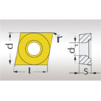 HM-Ersatzwendeplatten Optimum  ISO CCMT060204