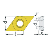 HM-Ersatzwendeplatten Optimum  ISO DCMT070204