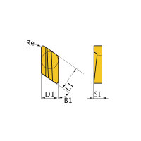 HM-Ersatzwendeplatten Optimum  ISO KNUX160405R