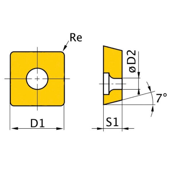 HM-Ersatzwendeplatten Optimum  ISO SNMG090304