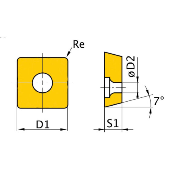 HM-Ersatzwendeplatten Optimum  ISO SNMG120408