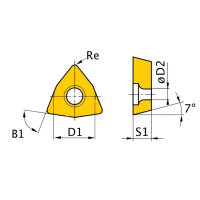 HM-Ersatzwendeplatten Optimum  ISO WNMG060408