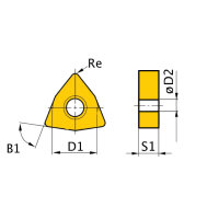 HM-Ersatzwendeplatten Optimum  ISO WNMG080408