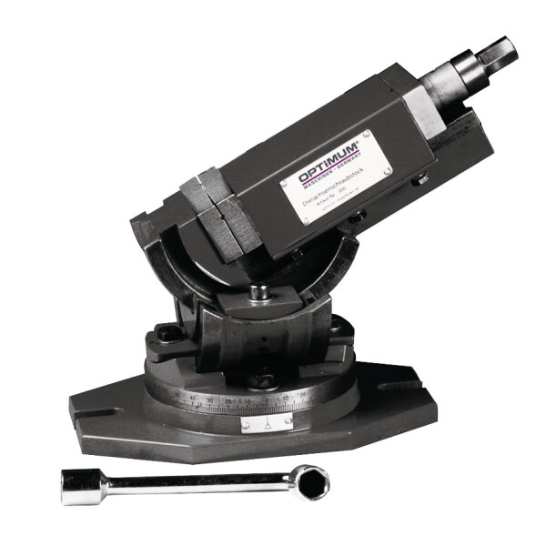 Dreiachsenschraubstock Optimum  MV3-125