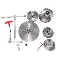 Vier-Backenfutter Holzstar  Ø 115 mm Premium-Set