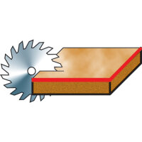 Besäum- und Fertigungsschnitt-Kreissägeblatt Holzkraft  KSB-BF 250/42