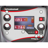 Multifunktionsinverter Schweisskraft EASY-MIG 181 Multi