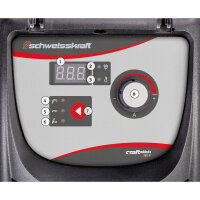 Elektrodeninverter Schweisskraft CRAFT-STICK 161P Aktions-Set