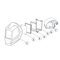 Automatik-Schweißschutzhelm Schweisskraft VarioProtect XXL-W TC AIR TH3