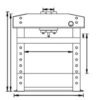 Hydraulische Werkstattpresse Unicraft  WPP 30 E