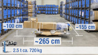 1 Säulen Hebebühne 2.5 t Ultraflach - Mobil - Portabel
