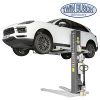1 Säulen Hebebühne 2.5 t Ultraflach - Mobil - Portabel - GREY-Line