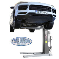 1 Säulen Hebebühne 2.5 t Ultraflach - Mobil - Portabel - GREY-Line