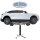 1 Säulen Hebebühne 2.5 t Ultraflach - Mobil - Portabel - GREY-Line