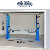 Garagenmodell - 2 Säulen Hebebühne 4,2 t -...