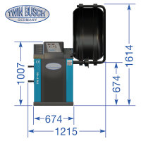 Reifenwuchtmaschine Semi autom. - TWF-00
