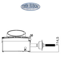 Reifenwuchtmaschine handbetrieben semi autom. - TWF-100