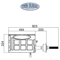 Reifenwuchtmaschine handbetrieben semi autom. - TWF-100
