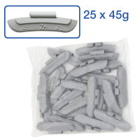 Set Auswucht-/Schlaggewichte 5-45 g Zink (ZN)