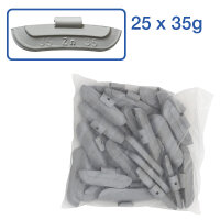 Set Auswucht-/Schlaggewichte 5-45 g Zink (ZN)