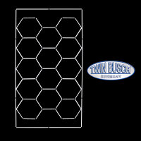 LED-Arbeitsplatzleuchte TWLED-W im Waben-Design