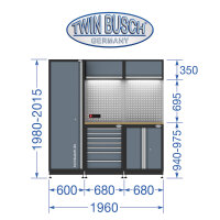 Werkstatt-Schranksystem TWWS15