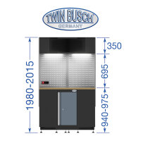Werkstatt-Eck-Schranksystem TWWS2C