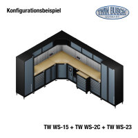 Werkstatt-Eck-Schranksystem TWWS2C