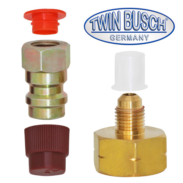 Gasflaschen-Adapter zu Klimaservicegerät TWAC-300R und TWAC-250R